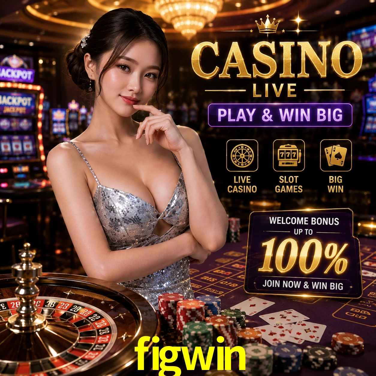 Aplicativo móvel figwin para iOS e Android
